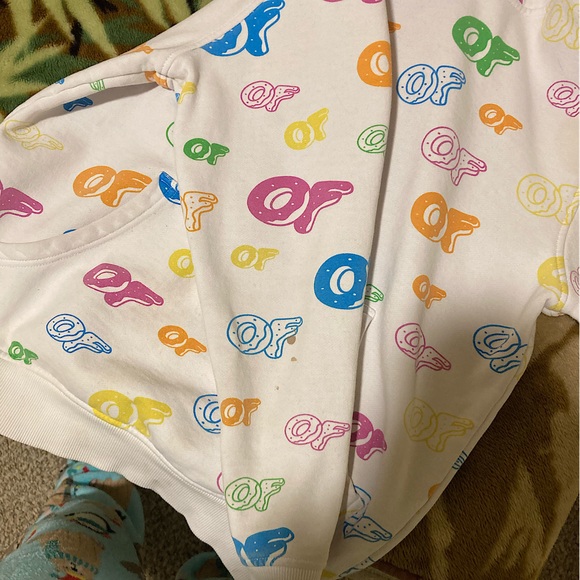 Odd future All over donut print hoodie - Picture 3 of 4